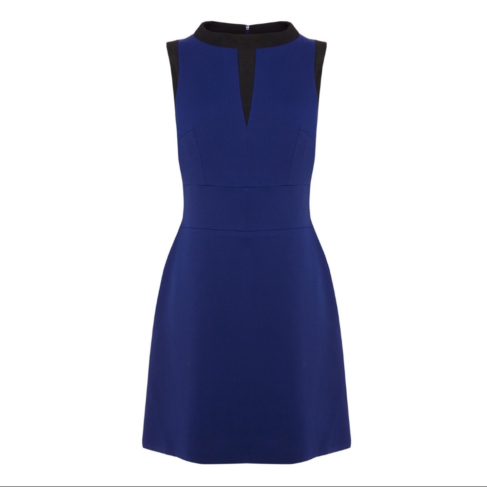 Karen Millen Beautiful Dress Dark Blue
Size 8 US